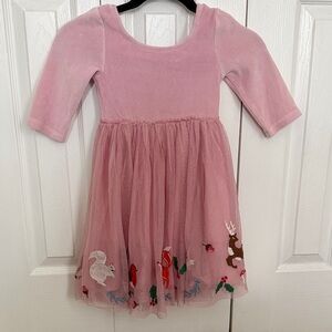 Mini Boden Velvet and Tulle Dress Sz 5